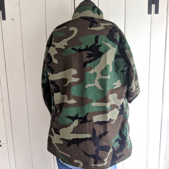 Camo "Boyfriend" Shacket M - Picture 7 of 12